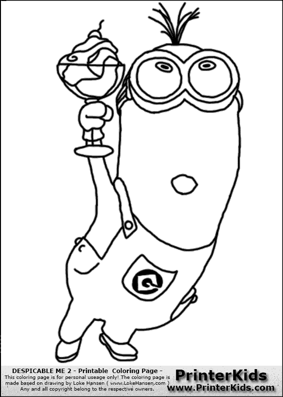 yellow minion coloring pages - photo #10